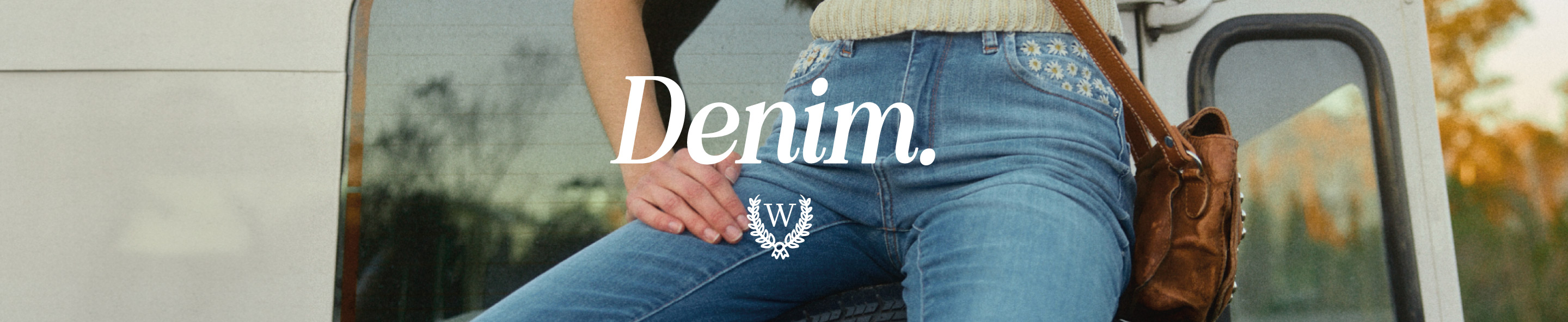 Top desk denim