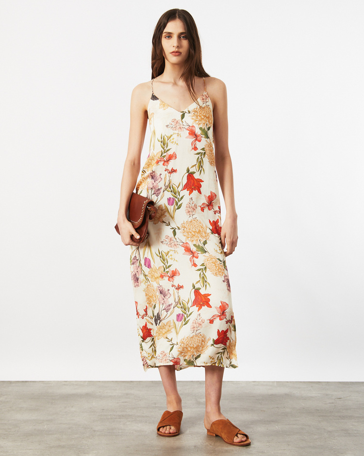 Vestido Moss Leaves
