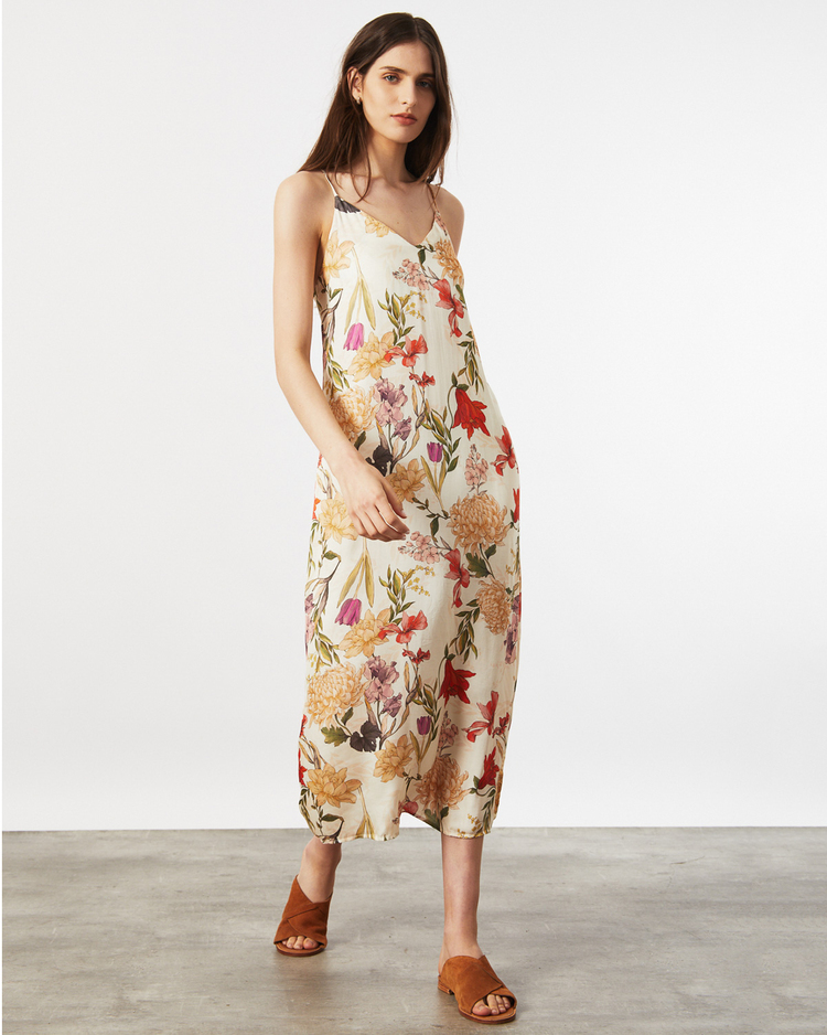 Vestido Moss Leaves
