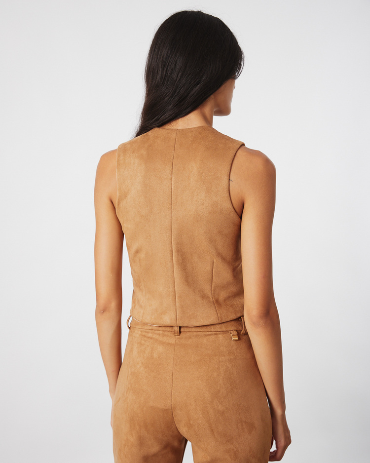 Chaleco Chloe Suede