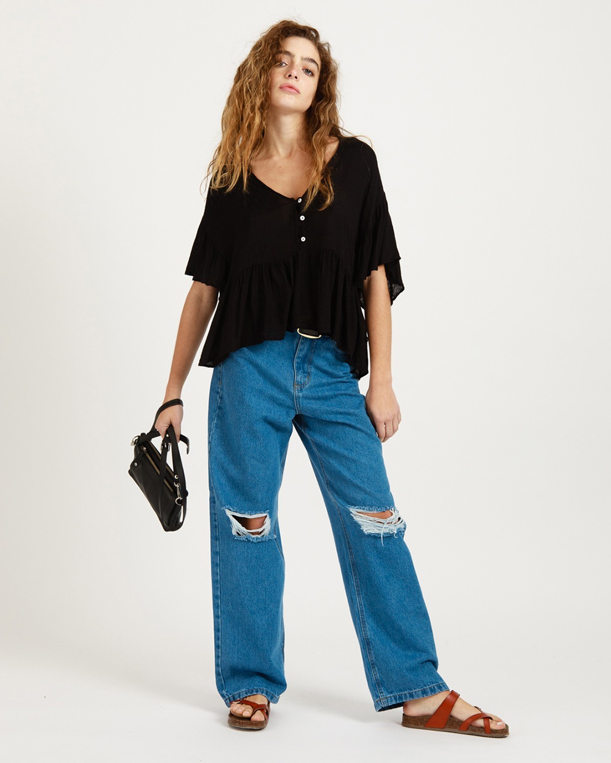 Camisa Abigail Flowers WANAMA URUGUAY