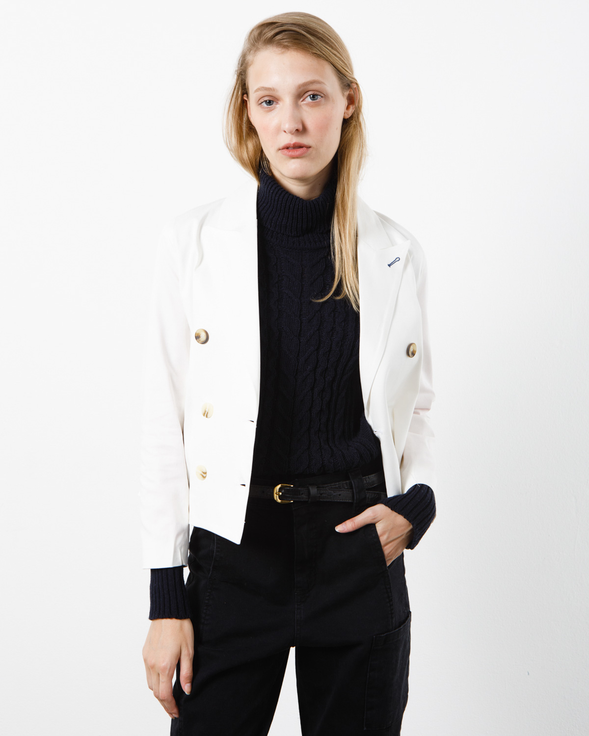 Chaqueta Cotton Bianca